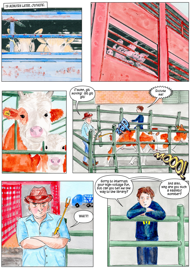 vegan comic for kids