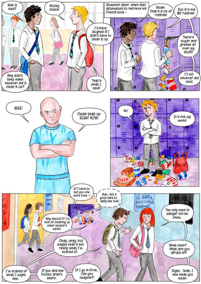 vegan comic for kids