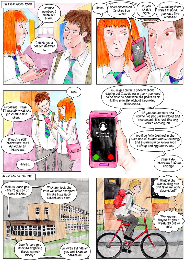 vegan comic for kids