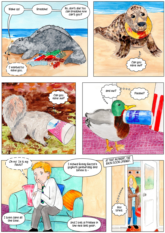 vegan comic for kids