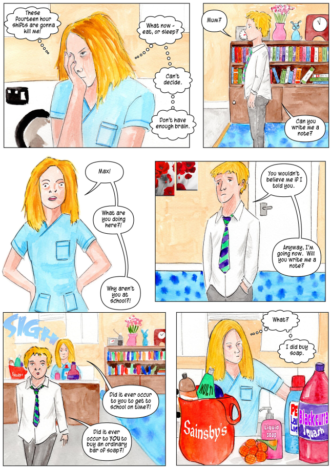 vegan comic for kids