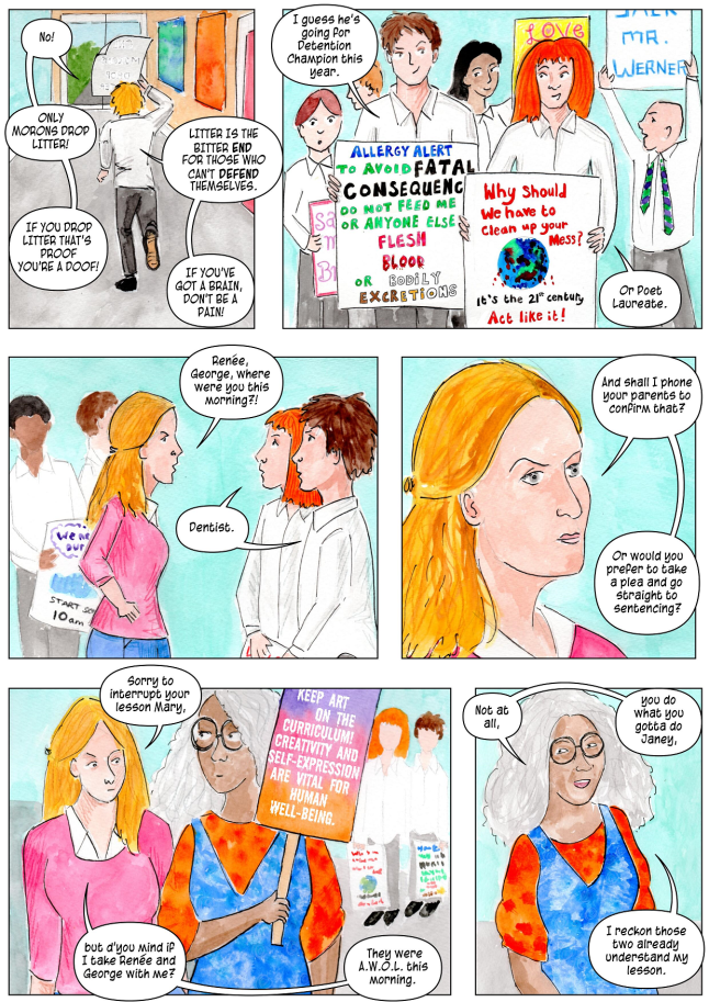 vegan comic for kids