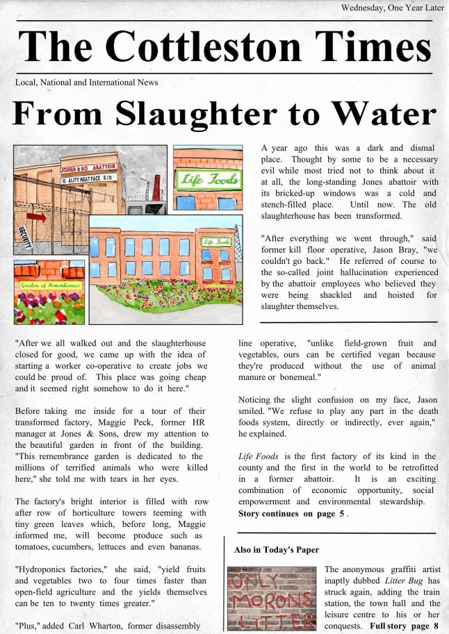 vegan comic for kids