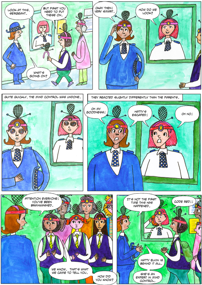 funny vegan children's comic