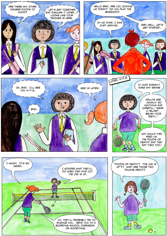 vegan children's comic