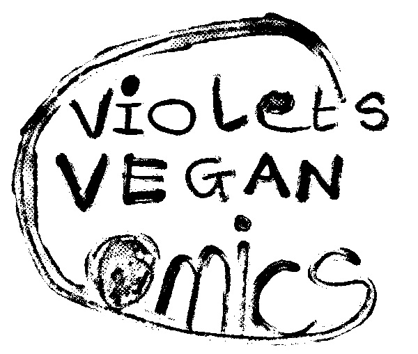 Violet's Vegan Comics logo